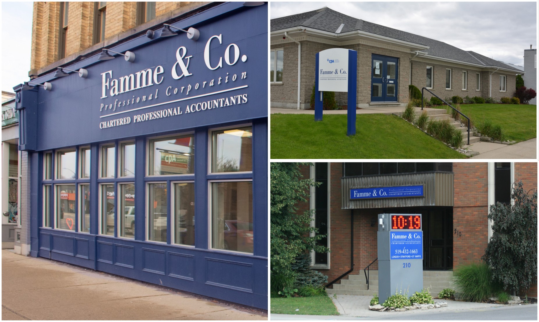 Famme & Co. Offices in their various locations